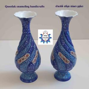 گلدان میناکاری ۲۵ سانتیمتر کد ۱۶۰۵
