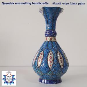 گلدان میناکاری پاپیونی ۲۵ سانتیمتر کد ۲۶۰۲