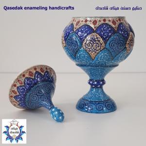 قندان پایه دار ۲۵ سانتیمتر کد 25