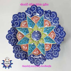 بشقاب میناکاری ۱۶ سانتیمتر کد 1046