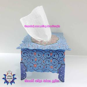 "جا دستمال کاغذی میناکاری کد 1 | زیبا، شیک و دستی در طراحی ایرانی"