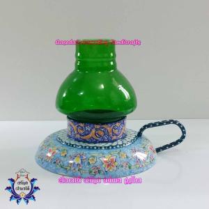 "جا شمعی و جا عودی میناکاری کد 15 - طراحی زیبا و منحصر به فرد"