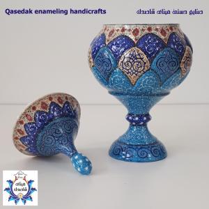 قندان پایه دار ۲۵ سانتیمتر کد 25
