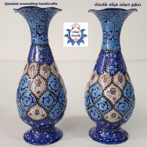 گلدان میناکاری ۱۶ سانتیمتر کد ۱۴۰۹