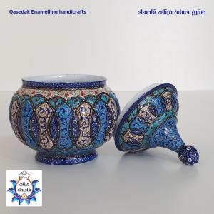 قندان میناکاری سایز متوسط کد ۲۸۲۰