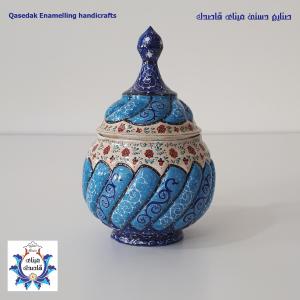 قندان میناکاری سایز کوچک کد ۲۸۱۸