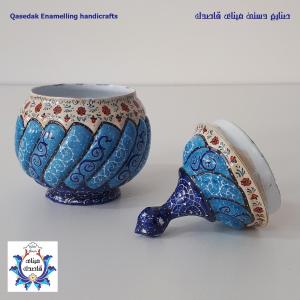 قندان میناکاری سایز کوچک کد ۲۸۱۸
