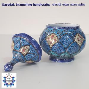 قندان میناکاری سایز متوسط کد ۲۸۲۱