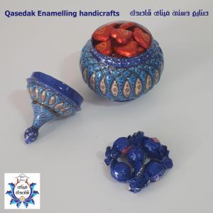 قندان میناکاری سایز بزرگ  کد ۲۸۱۹
