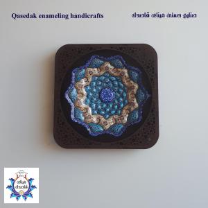 قاب بشقاب میناکاری ۱۶ سانتیمتر کد ۱۱۵۰
