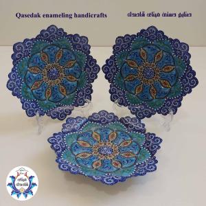 بشقاب میناکاری ۱۶ سانتیمتر کد ۱۰۳۴