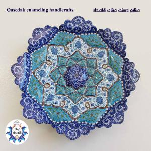 بشقاب میناکاری ۱۶ سانتیمتر کد 1040