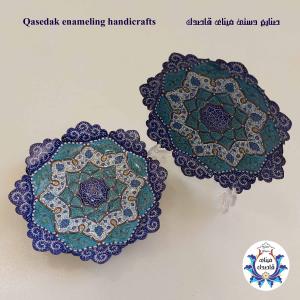 بشقاب میناکاری ۱۶ سانتیمتر کد 1040