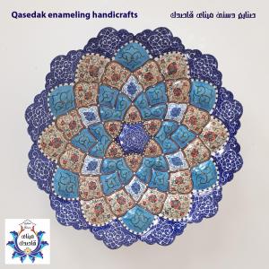 بشقاب میناکاری ۲۰ سانتیمتر کد ۱۱۲۱