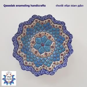 بشقاب میناکاری ۲۰ سانتیمتر کد ۱۱۳۲