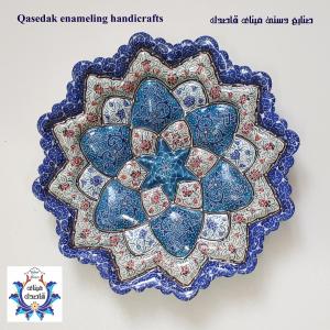 بشقاب میناکاری ۲۰ سانتیمتر کد ۱۱۴۱