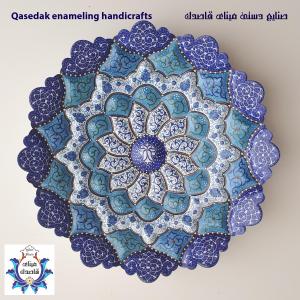 بشقاب میناکاری ۲۵ سانتیمتر کد ۱۲۳۸