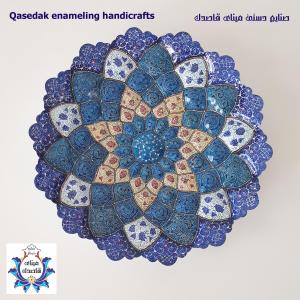 بشقاب میناکاری ۳۰ سانتیمتر کد ۱۳۴۹