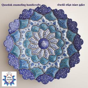 بشقاب میناکاری ۳۰ سانتیمتر کد ۱۳۷۷