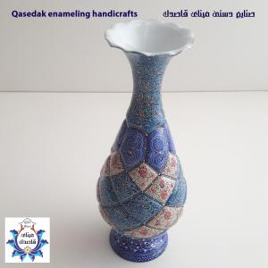 گلدان میناکاری ۲۵ سانتیمتر  کد ۱۶۰۳