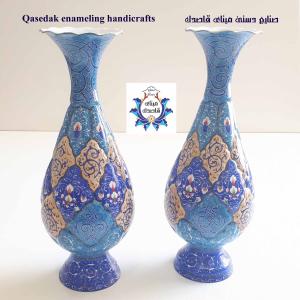 گلدان میناکاری ۲۵ سانتیمتر کد ۱۶۰۹