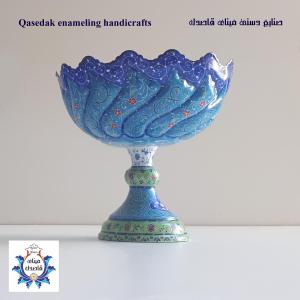 کاسه پایه دار میناکاری ۲۰ سانتیمتر کد ۲۳۳۱