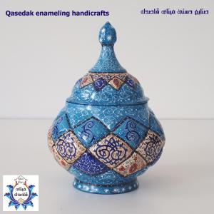 قندان میناکاری سایز متوسط کد ۲۸۲۲