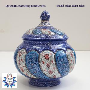 قندان میناکاری سایز متوسط کد ۲۸۲۴