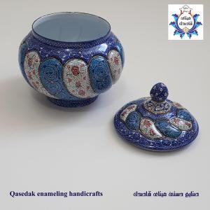 قندان میناکاری سایز متوسط کد ۲۸۲۴