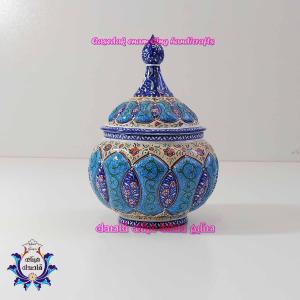 قندان میناکاری سایز متوسط کد ۲۸۲۶