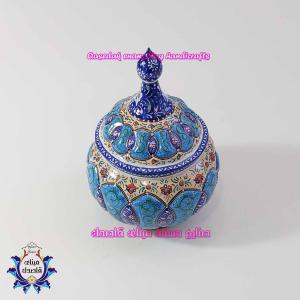 قندان میناکاری سایز متوسط کد ۲۸۲۶
