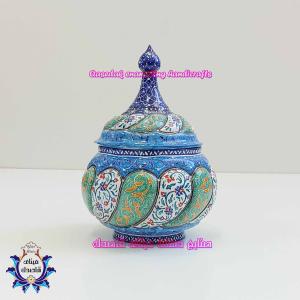 قندان میناکاری سایز متوسط کد ۲۸۲۷