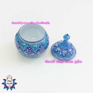 قندان میناکاری سایز کوچک کد ۲۸۲۸