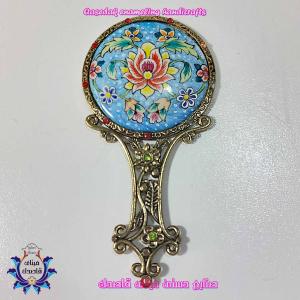 ست شانه و آیینه میناکاری کد 1