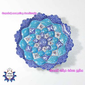 بشقاب میناکاری ۲۰ سانتیمتر کد ۱۱۶۶