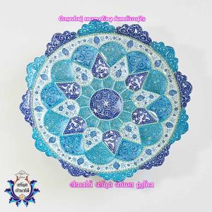 بشقاب میناکاری ۲۵ سانتیمتر کد ۱۲۷۰