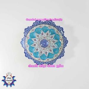 بشقاب میناکاری ۲۵ سانتیمتر کد ۱۲۷۱
