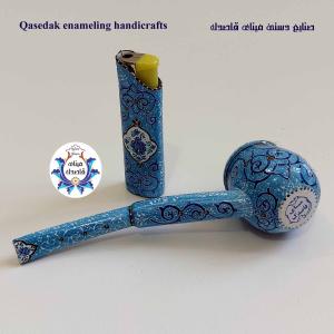 ست پیپ و فندک میناکاری کد ۱