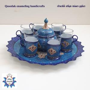 سرویس چایخوری میناکاری کد ۱