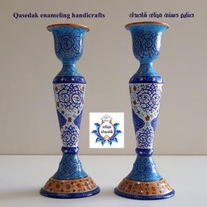 شمعدان میناکاری ۲۲ سانتیمتر کد ۳