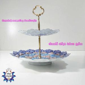 شیرینی خوری دو طبقه میناکاری کد 13