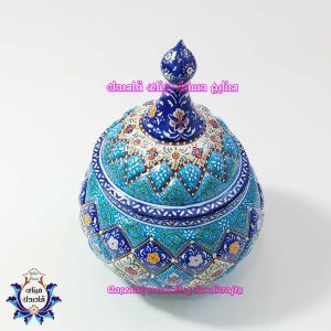 قندان میناکاری سایز متوسط کد ۲۸۲۵