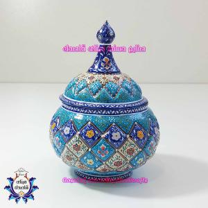 قندان میناکاری سایز متوسط کد ۲۸۲۵