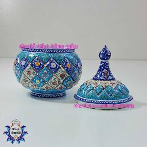 قندان میناکاری سایز متوسط کد ۲۸۲۵