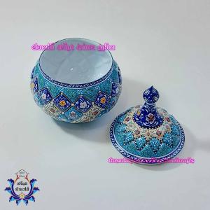 قندان میناکاری سایز متوسط کد ۲۸۲۵