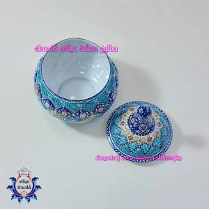 قندان میناکاری سایز متوسط کد ۲۸۲۵